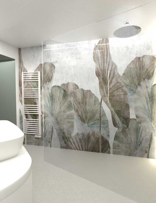 3D douche salle de bain