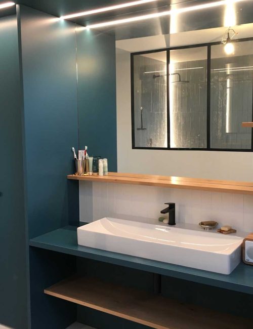 Salle de bain - rangement douche