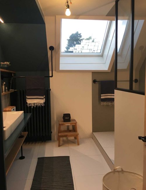 Salle de bain - verrière douche