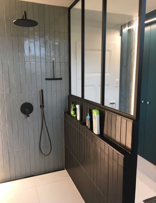 Salle de bain - verrière douche